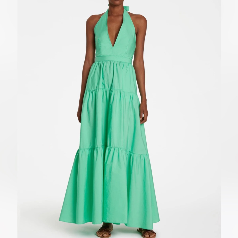 Emporio Sireuse halter front / open back dress in size 44 (fits a 6 or 8)